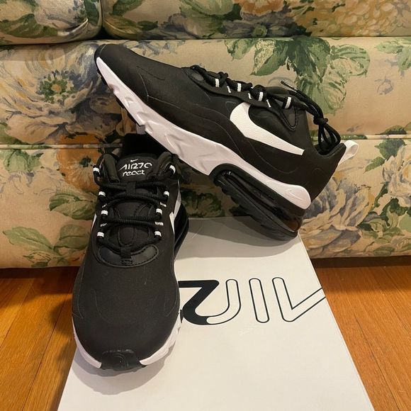 Nike Shoes - Nike Air Max 270 React Black White Women’s Size 8.5,9.5,10 Shoes CI3866-004